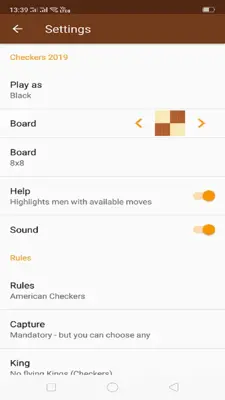Checkers 2019 Game android App screenshot 1